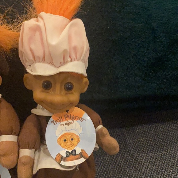 Vintage Troll Pilgrim Set by Russ - Picture 3 of 4